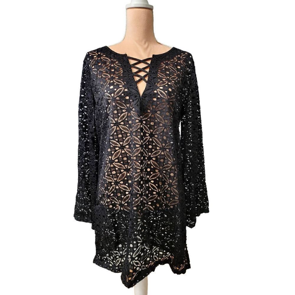 Saint Tropez Lace Cover Up Top
